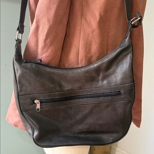 Stone Mountain dark brownLeather Shoulder Bag